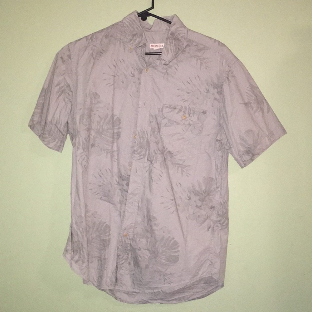 Muted Floral Button-Up